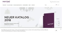 Desktop Screenshot of maytoni.com